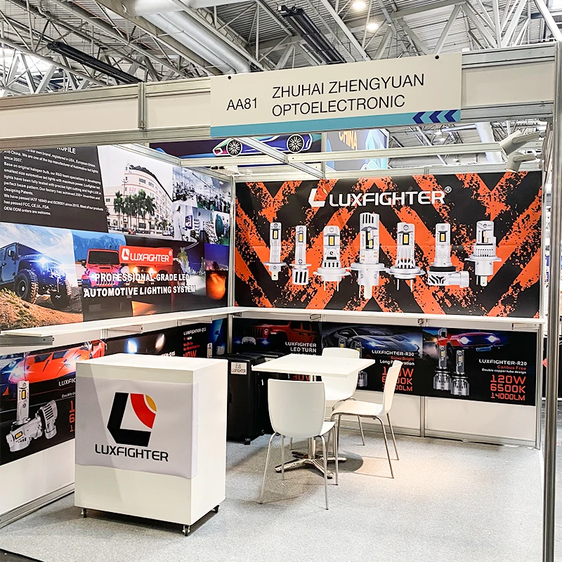 LED svetlomet LUXFIGHTER Vystavuje sa na AUTOMECHANIKA 2025 UK