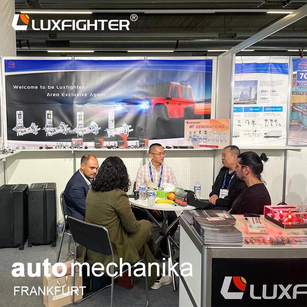 Pilotná technológia osvetlenia automobilov: Luxfighter debutoval na výstave automobilových dielov Automechanika v roku 2026 vo Frankfurte